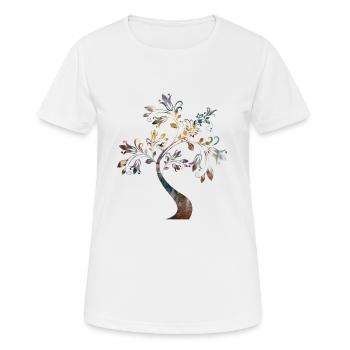 Tree of Life Esoteric Gift - Women's Breathable T-Shirt - white - Front - AI Model Female 172 dark (172cm)