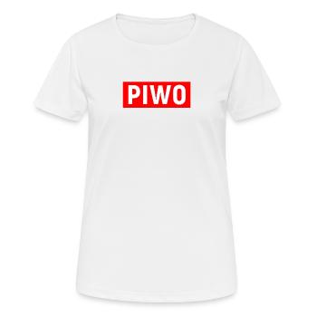 Piwo Polish beer Poland Polska - Women's Breathable T-Shirt - white - Front - AI Model Female 172 dark (172cm)