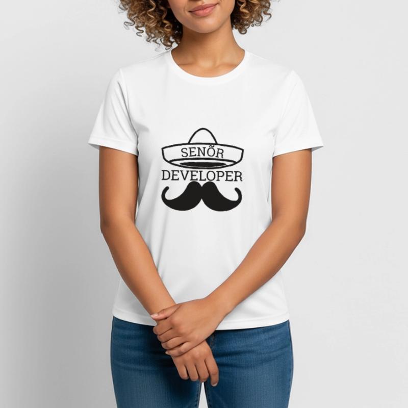 "Senor Developer, Senior Developer" | Programmer Women's Breathable T-Shirt