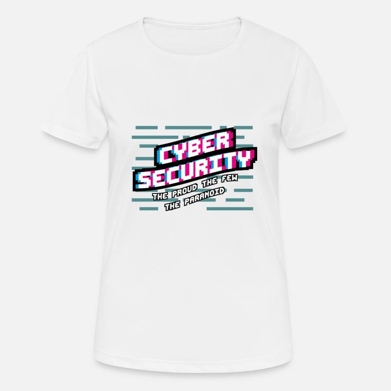 Gift for hacker programmer. Funny hacker - Women's Breathable T-Shirt - white