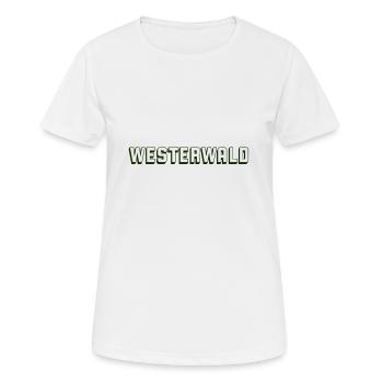 Westerwald Pfalz Geschenkidee Geburtstag Wandern - Frauen T-Shirt atmungsaktiv - Weiß - Vorne - AI Model Female 172 dark (172cm)