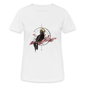Boho Yoga Hippie Bohemian Festival - Women's Breathable T-Shirt - white - Front - AI Model Female 172 dark (172cm)