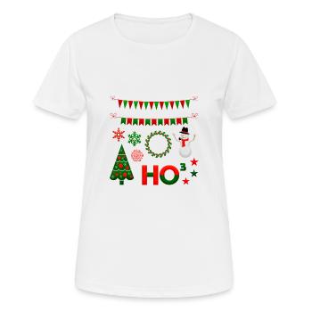 Christmas - Women's Breathable T-Shirt - white - Front - AI Model Female 172 dark (172cm)