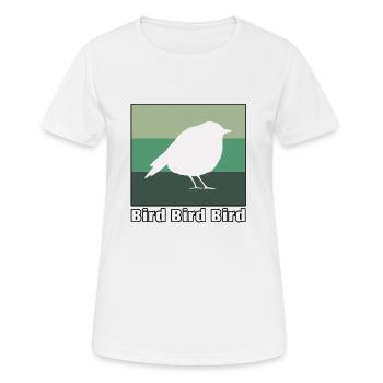Bird bird bird - Women's Breathable T-Shirt - white - Front - AI Model Female 172 dark (172cm)