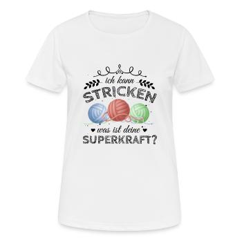 Toller Häkeln Spruch für Omas Geschenk - Frauen T-Shirt atmungsaktiv - Weiß - Vorne - AI Model Female 172 dark (172cm)