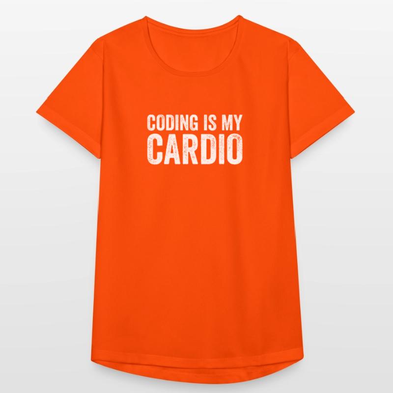 Citation d'humour de code de développeur drôle de programmeur T-shirt respirant Femme