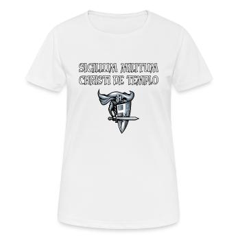 Crusader Knights Templar - Women's Breathable T-Shirt - white - Front - AI Model Female 172 dark (172cm)