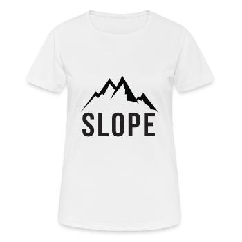 Snowboard - T-shirt respirant Femme - blanc - Devant - AI Model Female 172 dark (172cm)