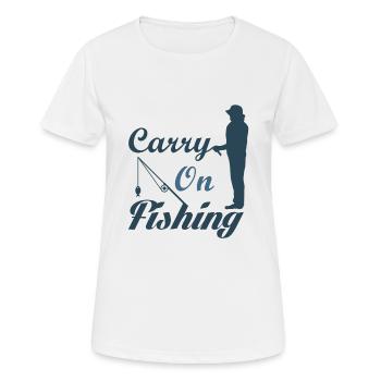 Fischer fischen frische Fische - Frauen T-Shirt atmungsaktiv - Weiß - Vorne - AI Model Female 172 dark (172cm)