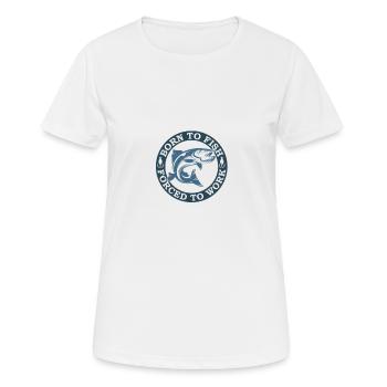 Fischer fischen frische Fische - Frauen T-Shirt atmungsaktiv - Weiß - Vorne - AI Model Female 172 dark (172cm)
