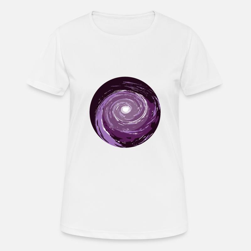 Wormhole in space - Women's Breathable T-Shirt - white