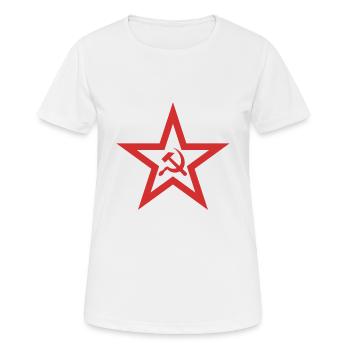 Communisme - T-shirt respirant Femme - blanc - Devant - AI Model Female 172 dark (172cm)