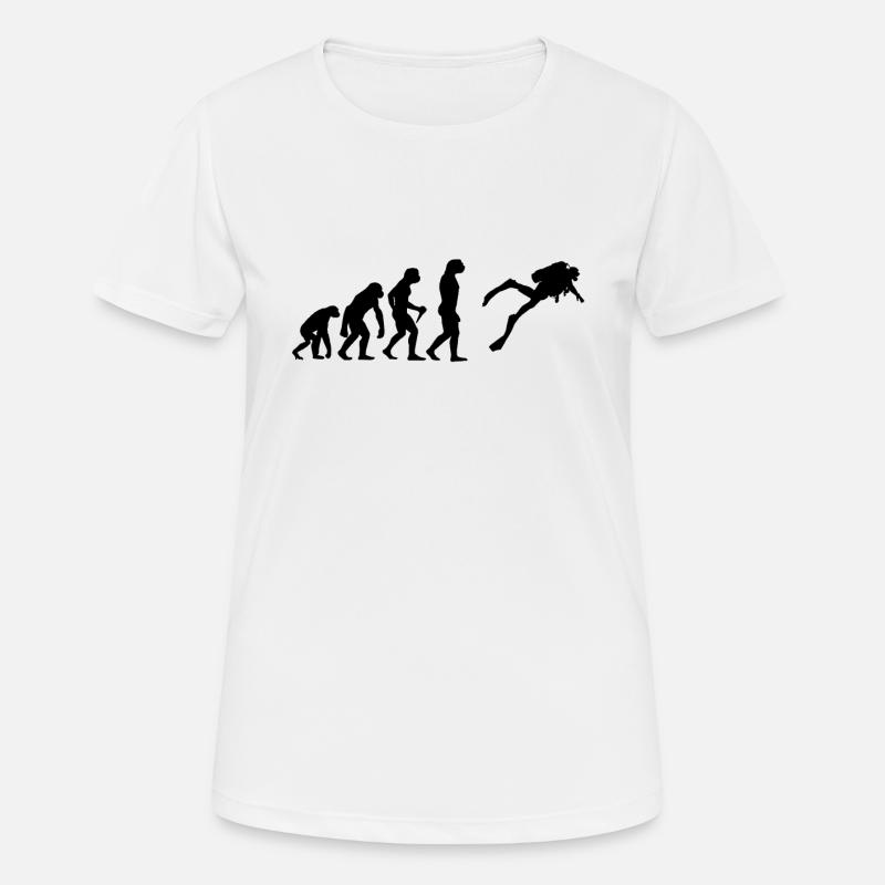 Plongée scuba diving plongeur plongée dive - T-shirt respirant Femme - blanc