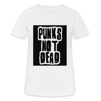 Punks Nicht Tot Rascal Gangster - Frauen T-Shirt atmungsaktiv - Weiß - Vorne - AI Model Female 172 dark (172cm)