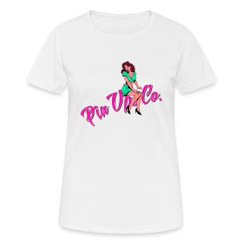 Pinup vintage rockabilly - Women's Breathable T-Shirt - white - Front - AI Model Female 172 dark (172cm)
