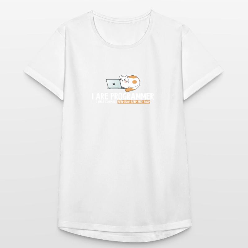 Je programme un programmeur de chat T-shirt respirant Femme