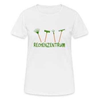 Rechenzentrum Informatik Garten Rechen - Frauen T-Shirt atmungsaktiv - Weiß - Vorne - AI Model Female 172 dark (172cm)