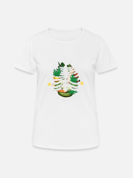 Mon corps est un jardin, pas un cimetière - T-shirt respirant Femme - blanc
