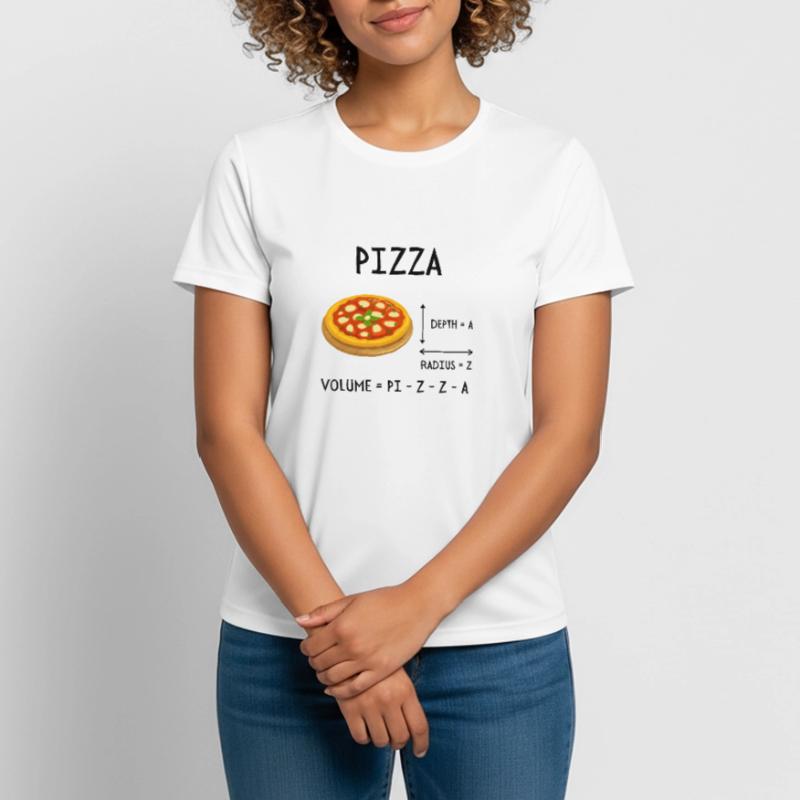 Pizza Math Pi Student Engineer Professor Women's Breathable T-Shirt