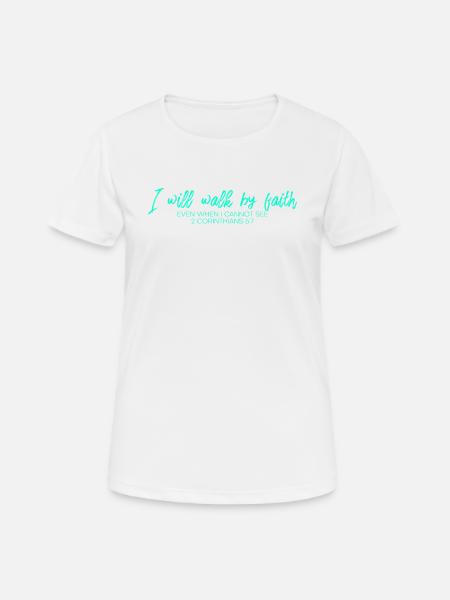 Christentum Religion Jesus - Frauen T-Shirt atmungsaktiv - Weiß