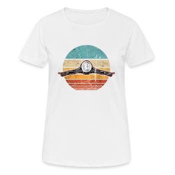 Scooter scooter motor scooter retro vintage - Women's Breathable T-Shirt - white - Front - AI Model Female 172 dark (172cm)