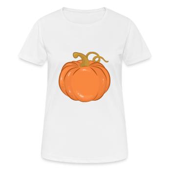 citrouille - T-shirt respirant Femme - blanc - Devant - AI Model Female 172 dark (172cm)