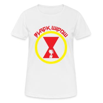Black Widow Black Widow Araignée - T-shirt respirant Femme - blanc - Devant - AI Model Female 172 dark (172cm)
