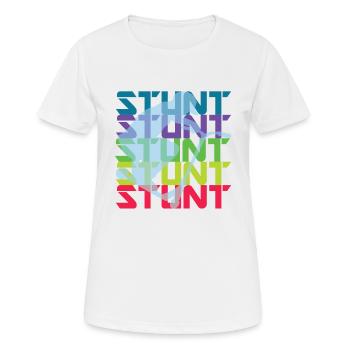 Scooter Roller Skater Tricks Geschenk Tretroller - Frauen T-Shirt atmungsaktiv - Weiß - Vorne - AI Model Female 172 dark (172cm)
