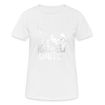 Kite kite Kitefer Surf - T-shirt respirant Femme - blanc - Devant - AI Model Female 172 dark (172cm)