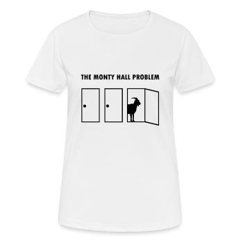 Monty Hall Mathematiker Geschenk Mathe Lehrer Nerd - Frauen T-Shirt atmungsaktiv - Weiß - Vorne - AI Model Female 172 dark (172cm)