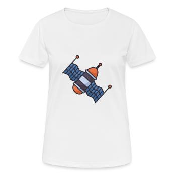 Space Travel Ship - Women's Breathable T-Shirt - white - Front - AI Model Female 172 dark (172cm)