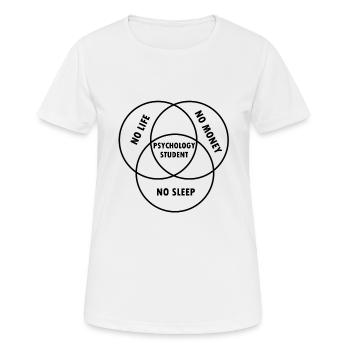 Psychologie Student Geschenk Psychologe Bachelor - Frauen T-Shirt atmungsaktiv - Weiß - Vorne - AI Model Female 172 dark (172cm)