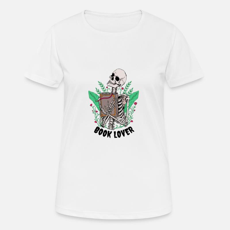 Book Lover - Women's Breathable T-Shirt - white