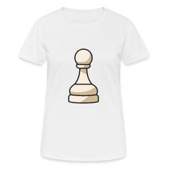 Pion - T-shirt respirant Femme - blanc - Devant - AI Model Female 172 dark (172cm)