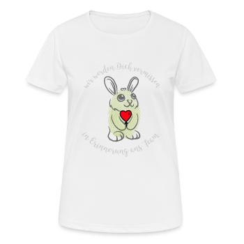Adieu collègues, vous nous manquerez - T-shirt respirant Femme - blanc - Devant - AI Model Female 172 dark (172cm)
