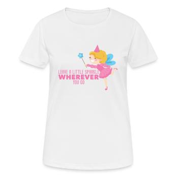 Conte de fées elfe - T-shirt respirant Femme - blanc - Devant - AI Model Female 172 dark (172cm)