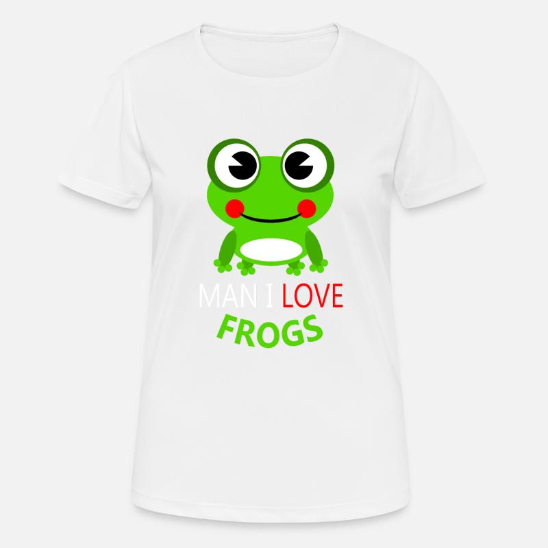 Frog - Women's Breathable T-Shirt - white