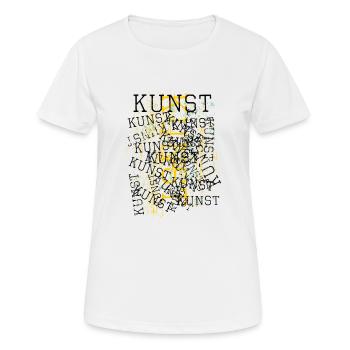 Kunst Künstler Abstrakt - Frauen T-Shirt atmungsaktiv - Weiß - Vorne - AI Model Female 172 dark (172cm)