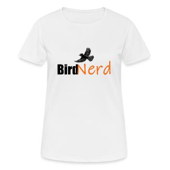 bird nerd - Frauen T-Shirt atmungsaktiv - Weiß - Vorne - AI Model Female 172 dark (172cm)