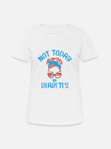 Diabetes - Women's Breathable T-Shirt - white