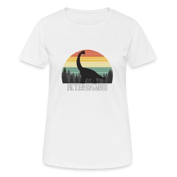 PETERSSAURUS PETERS SAURUS PETERS DINOSAUR - Women's Breathable T-Shirt - white - Front - AI Model Female 172 dark (172cm)
