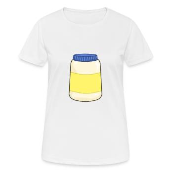 Mayonnaise - T-shirt respirant Femme - blanc - Devant - AI Model Female 172 dark (172cm)
