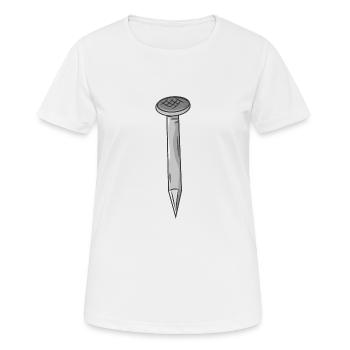 Nail Craftsman's Workshop - Women's Breathable T-Shirt - white - Front - AI Model Female 172 dark (172cm)
