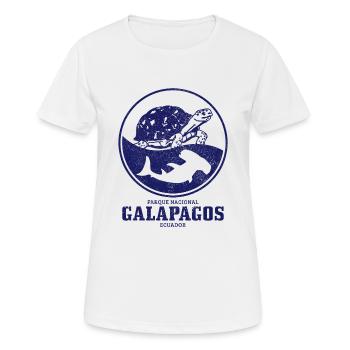Galapagos Islands - Women's Breathable T-Shirt - white - Front - AI Model Female 172 dark (172cm)