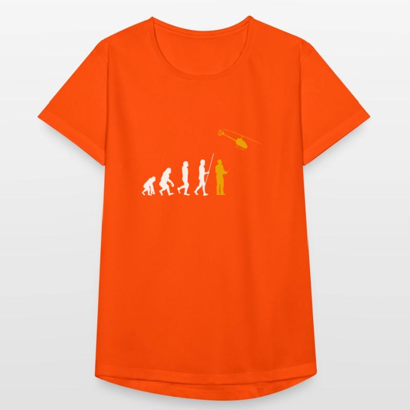 Evolution RC Hélicoptère commandé à distance Modéliser T-shirt respirant Femme