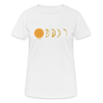 XRP Moon Ripple XRP Hodl Crypto Cryptocurrency - T-shirt respirant Femme - blanc - Devant - AI Model Female 172 dark (172cm)