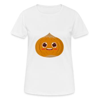Noisettes - T-shirt respirant Femme - blanc - Devant - AI Model Female 172 dark (172cm)