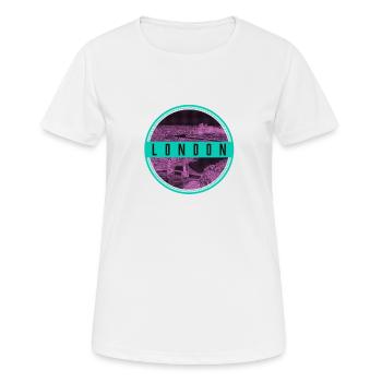 London Silhouette Tower Bridge London Eye Big Ben - Women's Breathable T-Shirt - white - Front - AI Model Female 172 dark (172cm)