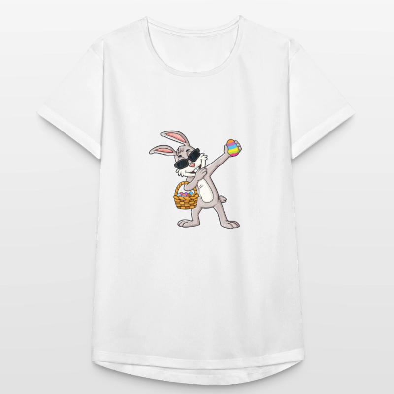 Easter Easter Happy Easter Easter Eggs Dabbing Women's Breathable T-Shirt