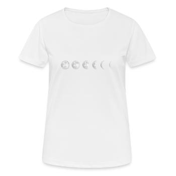 XRP Moon Ripple XRP Hodl Crypto Cryptocurrency - T-shirt respirant Femme - blanc - Devant - AI Model Female 172 dark (172cm)